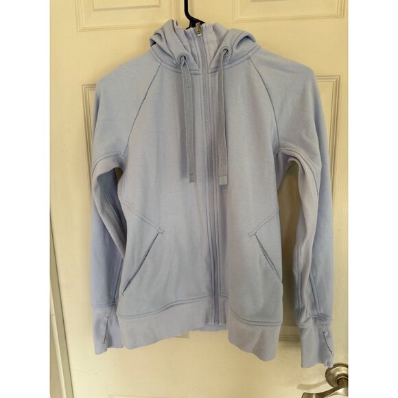 Athleta Tops - Athleta Light Blue Long Sleeve Zip Up Activewear Sweatshirt Hoodie Size Small